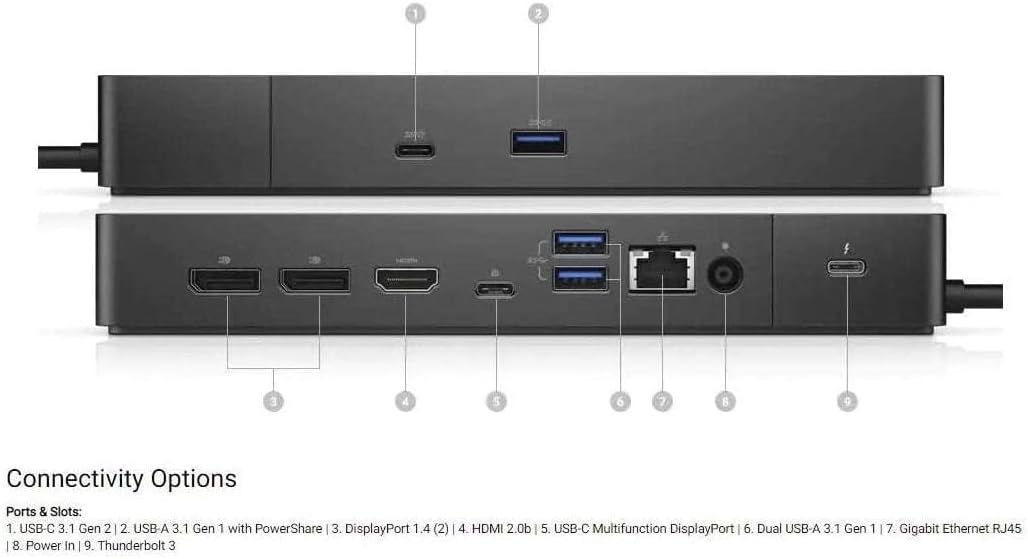 Dell Thunderbolt Dock WD19TBS 130w Power Delivery - New F/S